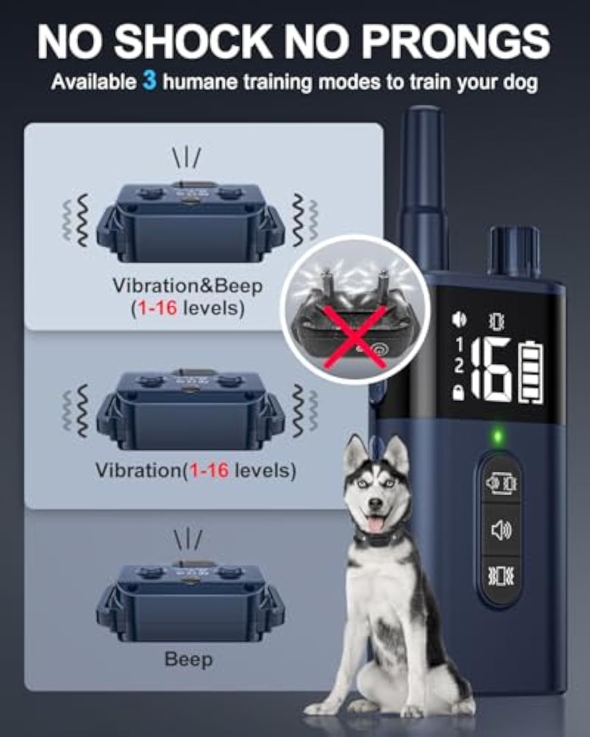 EmperorWolf-90-No Shock Remote Dog Training Collar - Image 6