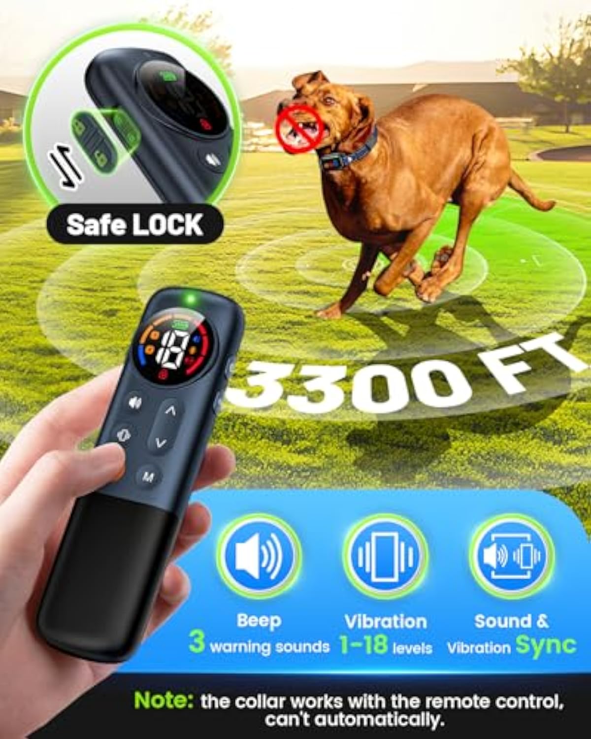 EmperorWolf-1-No Shock Remote Dog Training Collar - Image 6