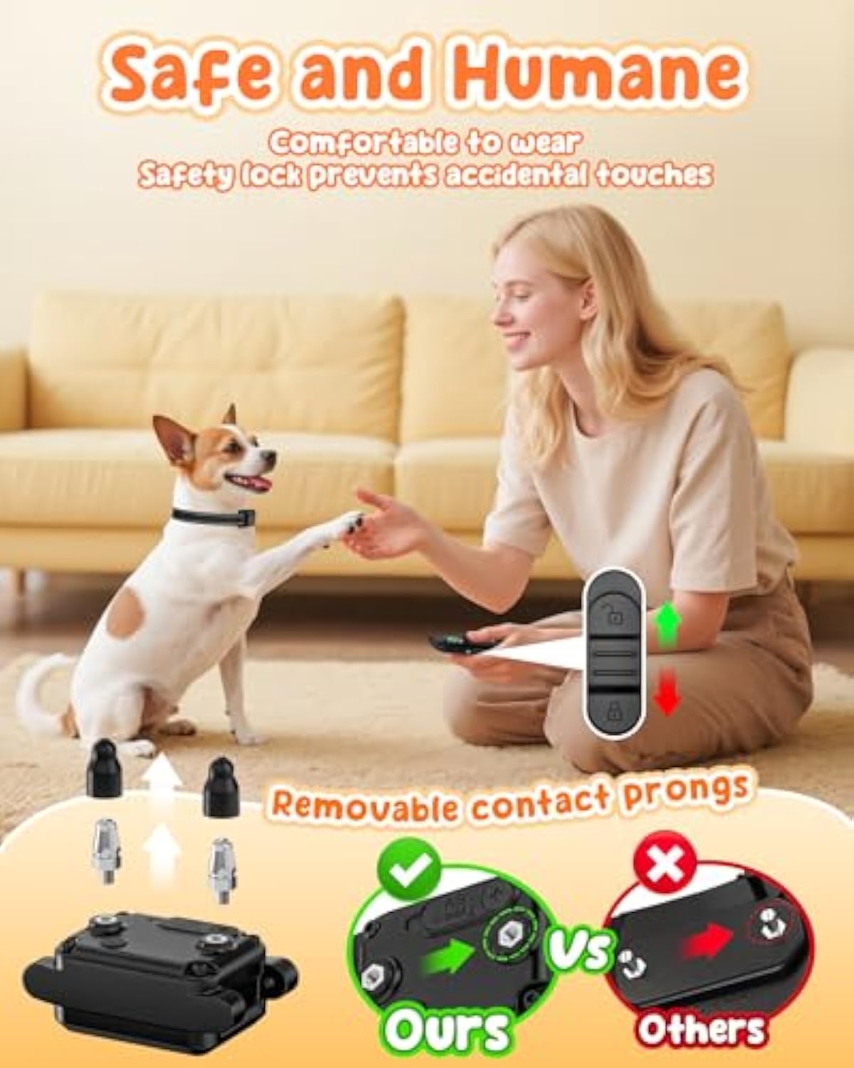 EmperorWolf-3-Small Dog No Shock Training Collar - Image 5